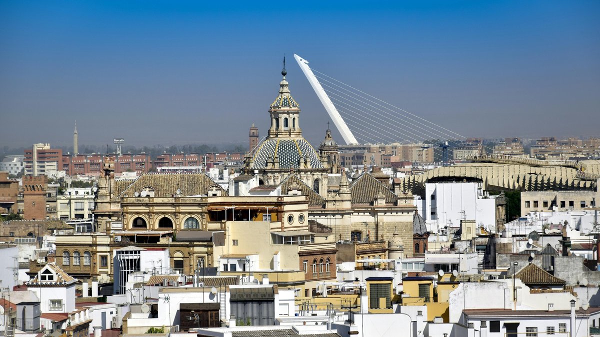 Panorama di Siviglia in primavera, il periodo migliore quando andare a Siviglia