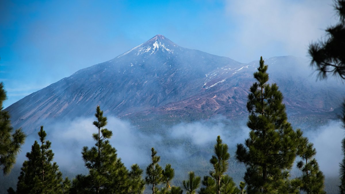 Il vulcano Teide visto dalla caldera Las Cañadas, Tenerife